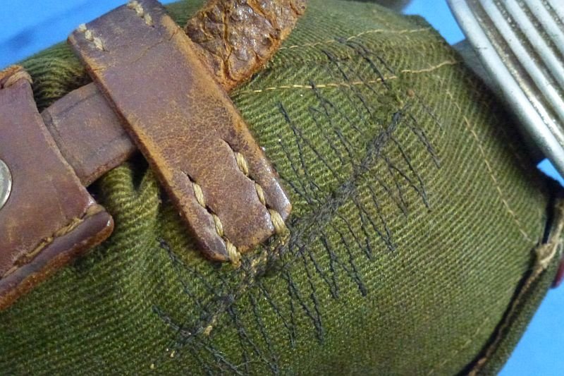 WWII Japanese Army Officer Canteen with Compass Cap — image 4