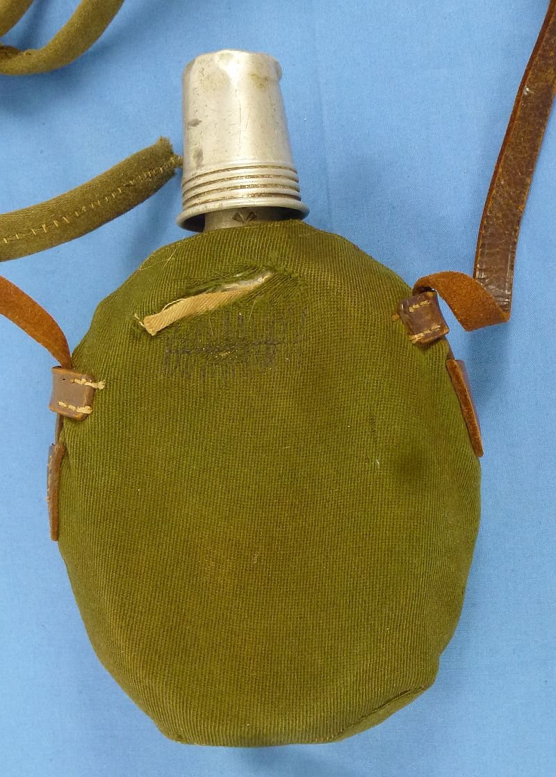 WWII Japanese Army Officer Canteen with Compass Cap — image 5