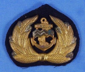 Japanese Merchant Marine CPO Visor Cap Insignia