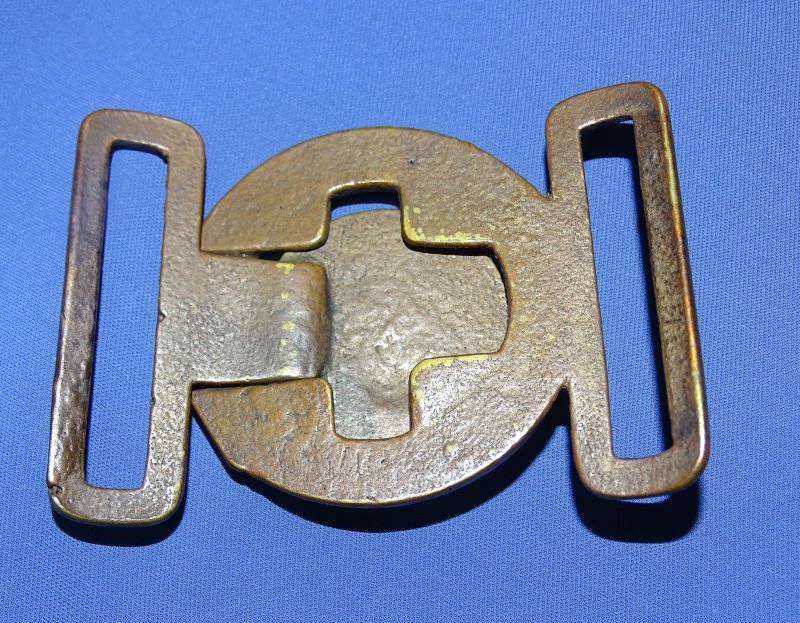 WWII Japanese Civil Defense / Fire Brigade Belt Buckle — image 2