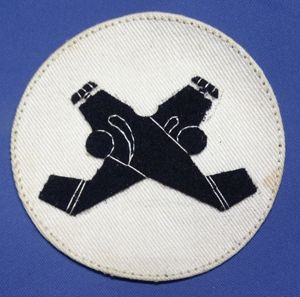 WWII Japanese Navy 2nd Class Seaman Air Maintenance Branch Round …