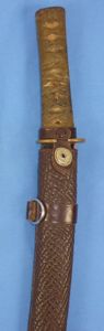 WWII Japanese Wakizashi In Leather Covered Scabbard For Use By …