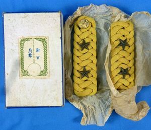 Boxed WWII Japanese Army Officer Dress Shoulder Knots