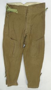 WWII Japanese Army Pilot Summer Flight Trousers