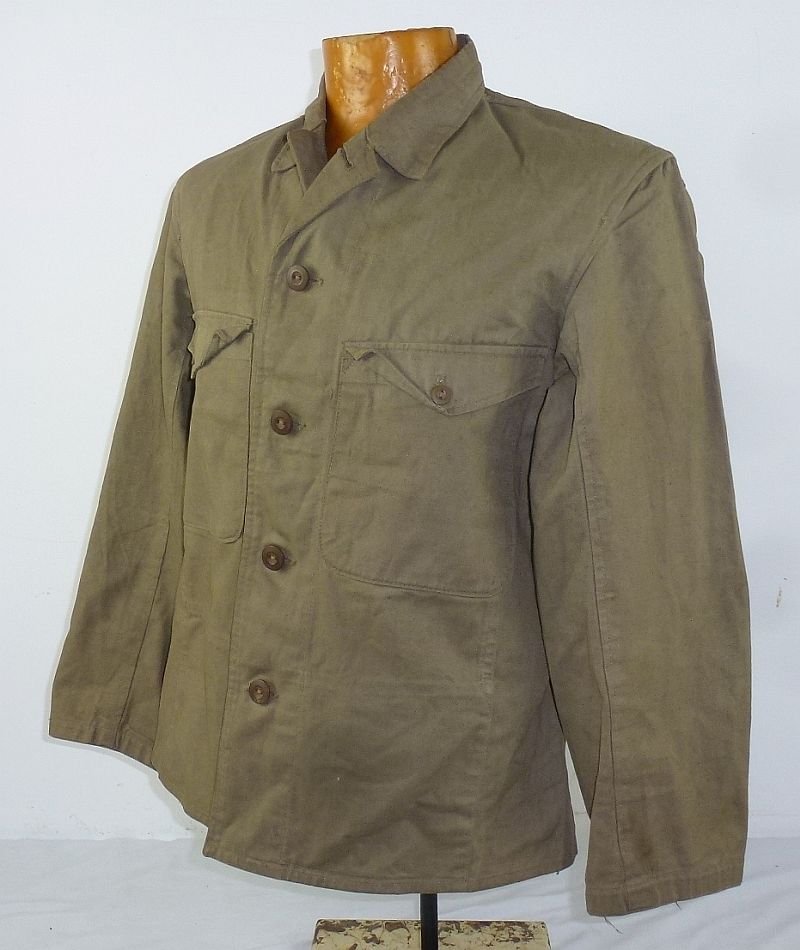 1945 Dated Japanese Army EM/NCO 2 Pocket Cotton Tunic — image 2