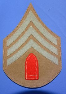 1902 Coast Artillery Sergeant's Gunner Chevron