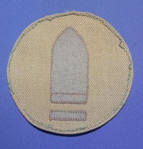 Coastal Artillery 1st Class Gunner Chevron
