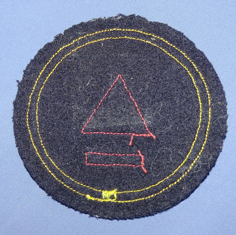Coast Artillery 1st Class Observer Chevron — image 2