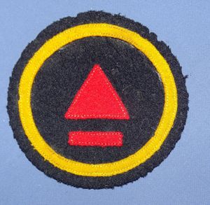 Coast Artillery 1st Class Observer Chevron