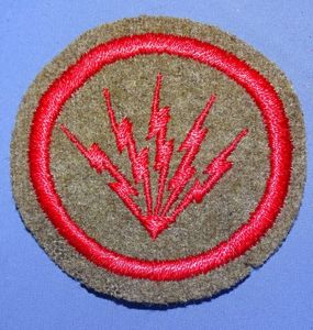 Coast Artillery Casemate Electrician Chevron