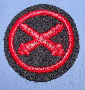 Coast Artillery Gun Pointer Chevron