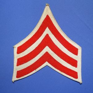 1902 Artillery Sergeant's Chevron