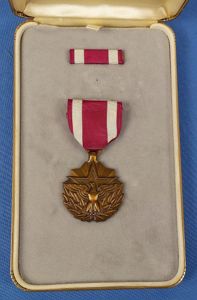 Cased and Named Meritorious Service Medal – 'Francis D. Heyward …