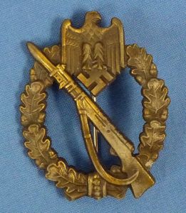 Army / Waffen SS Bronze Infantry Assault Badge by Josef …