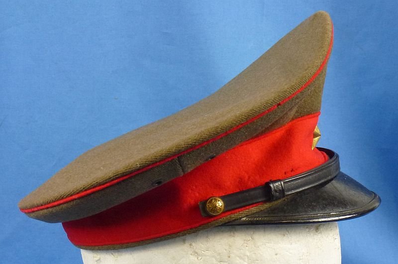 Named WWII Japanese Army Officer Visor Cap — image 3