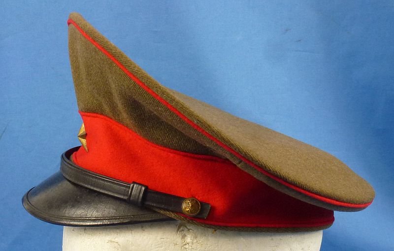 Named WWII Japanese Army Officer Visor Cap — image 5