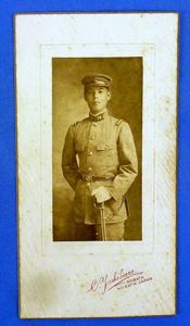 WWII Japanese Army Non-Commissioned Officer Portrait Photograph