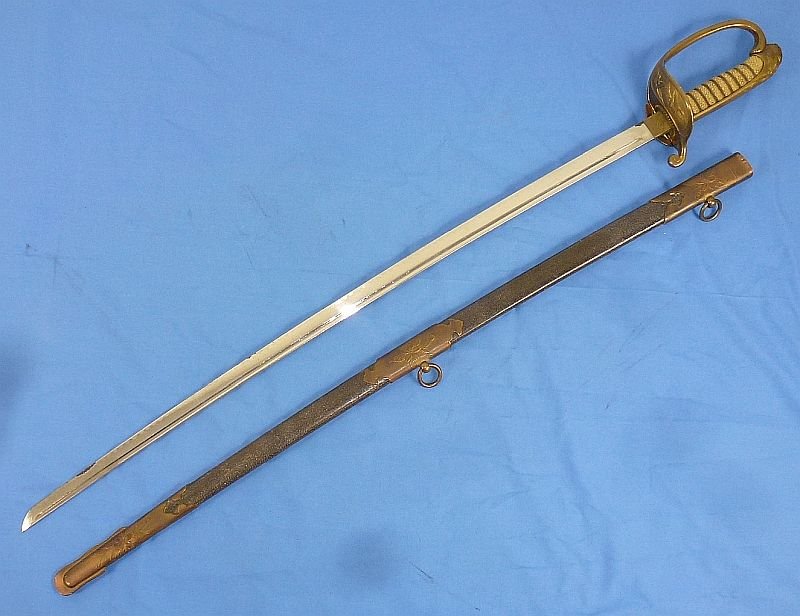 WWII Period Model 1883 Japanese Naval Officer Sword — image 2