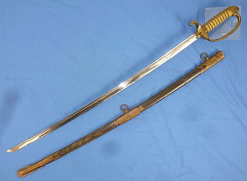 WWII Period Model 1883 Japanese Naval Officer Sword — image 3