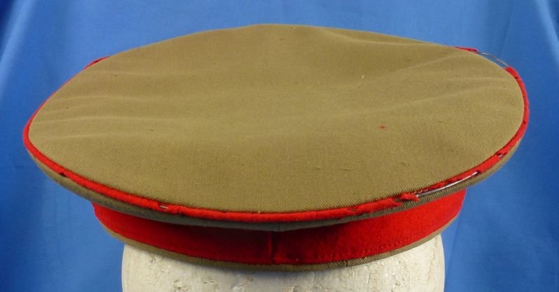 WWII 1930's Japanese Army EM/NCO Cotton Visor Cap — image 5