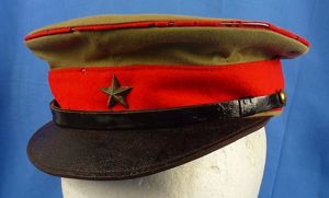 WWII 1930's Japanese Army EM/NCO Cotton Visor Cap