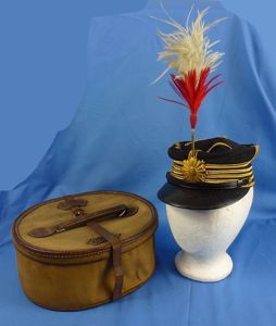 Cased WWII Senior Japanese Army Officer Dress Cap