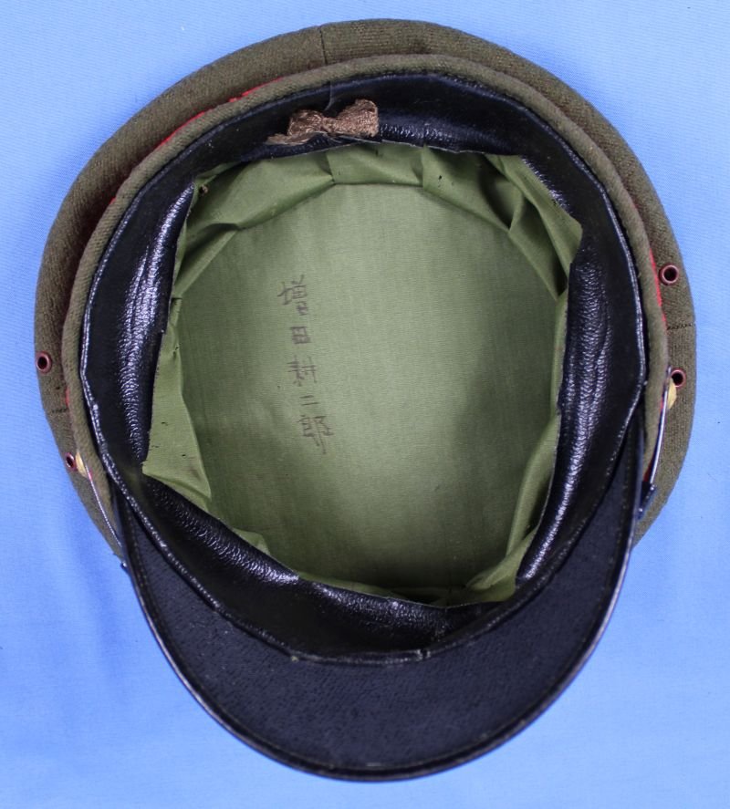 WWII Japanese Army Officer Visor Cap — image 6