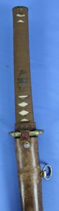 WWII Japanese Army Officer Shin Gunto Sword in Leather Combat …