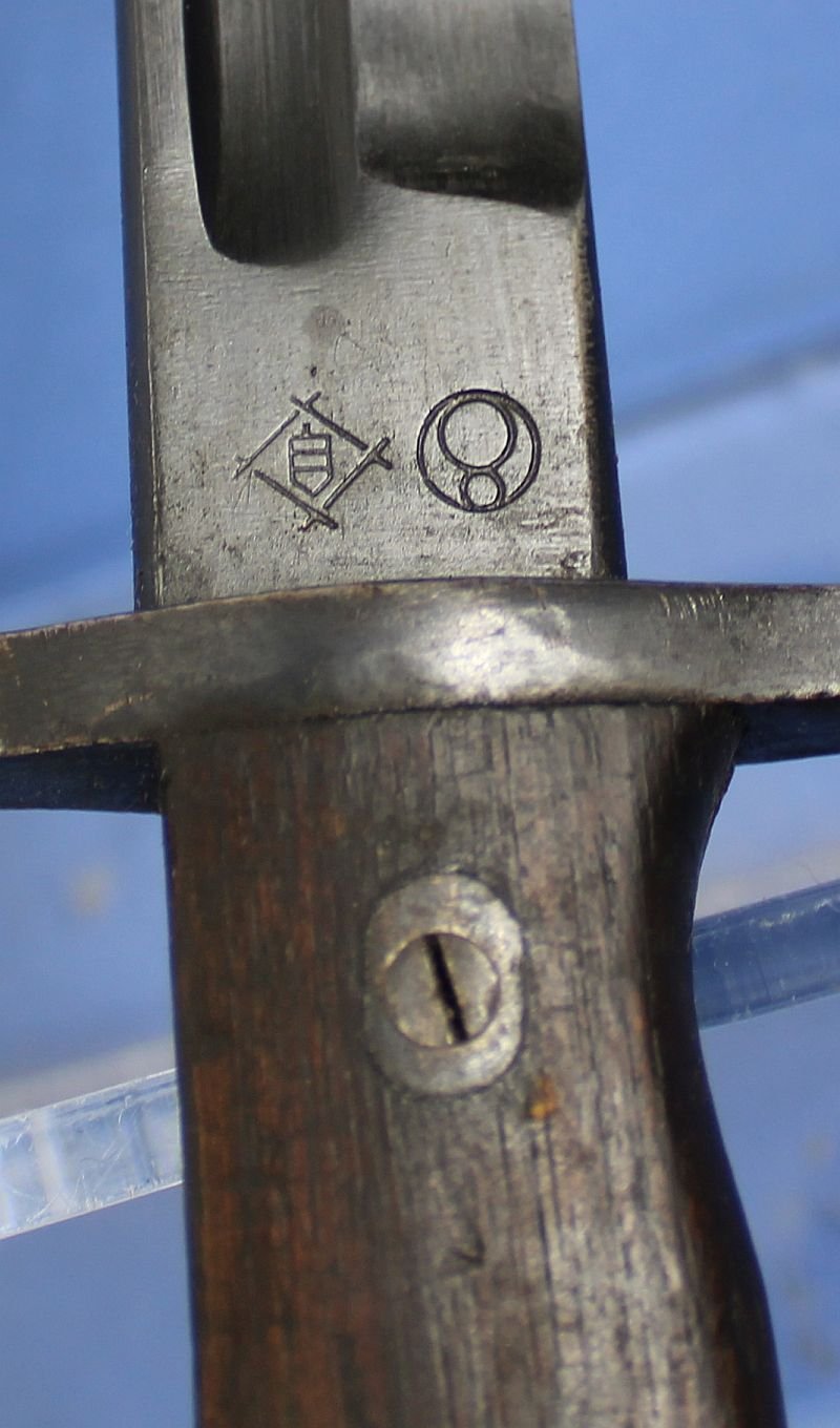 WWII Japanese Arisaka Rifle Bayonet by Toyoda Automatic Loom Works under Nagoya Arsenal Supervision — image 4