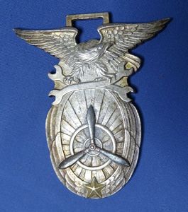 WWII Japanese Navy Aviation Aircraft Mechanic Qualification Badge