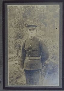 WWII Japanese Soldier Photograph 3-3/4 x 6″ Annotation on back