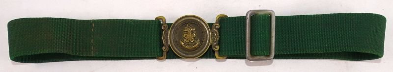 WWII Japanese Navy Officer Web Belt – Using Parachute Harness — image 2