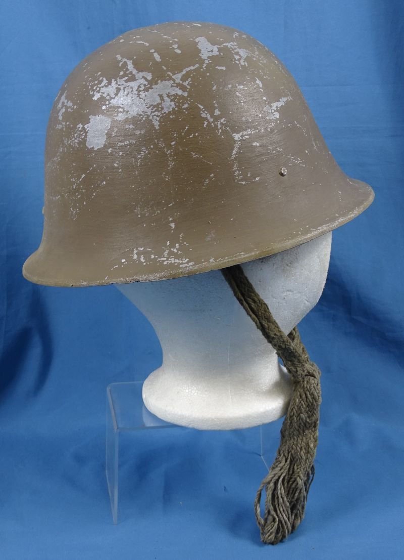 WWII Japanese Aluminum Civil Defense Helmet — image 2