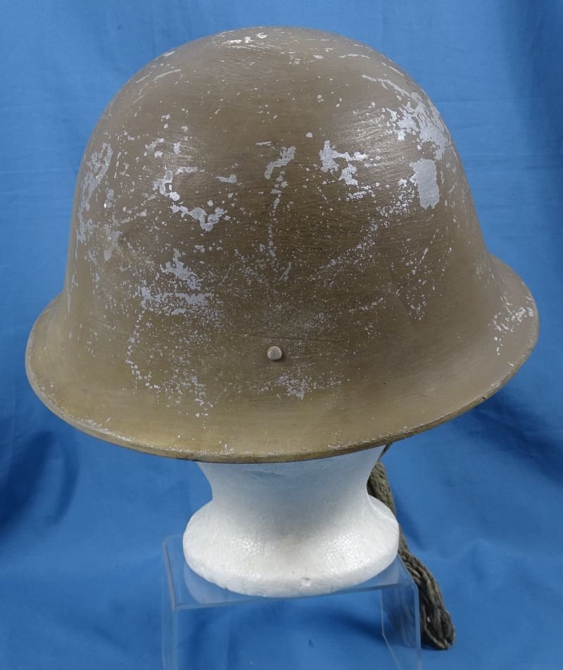 WWII Japanese Aluminum Civil Defense Helmet — image 3