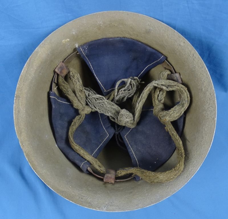 WWII Japanese Aluminum Civil Defense Helmet — image 6