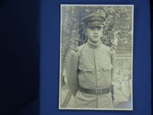 WWII Japanese Soldier Photograph 3-1/2 x 2-1/2″