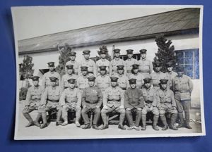 WWII Japanese Soldiers Photograph 5-3/4 x 4″