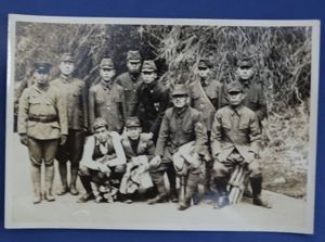 WWII Japanese Soldiers Photograph 3 x 4-1/2″