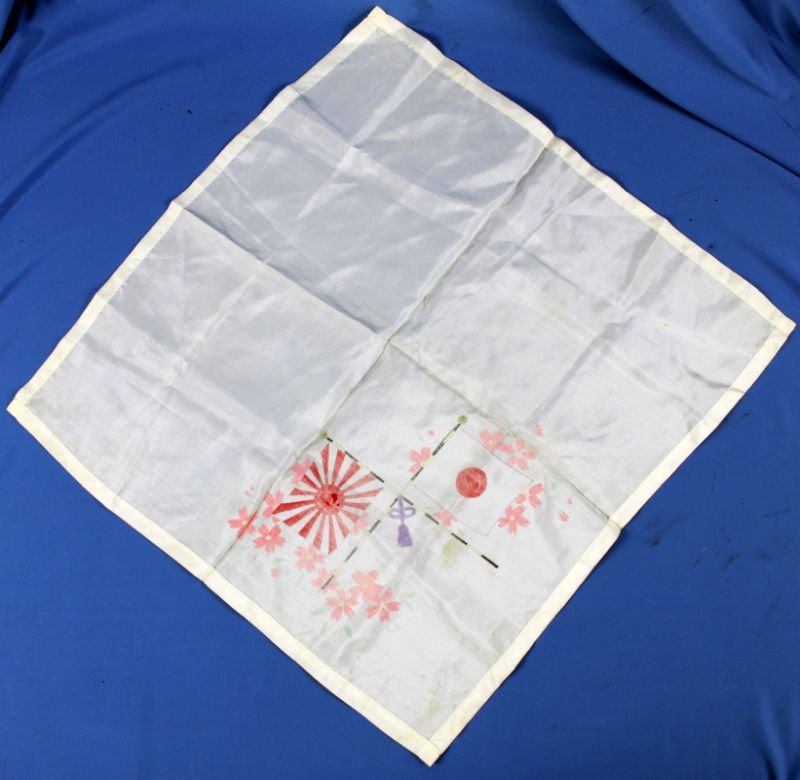 WWII Japanese Rising Sun Flags Kerchief — image 2
