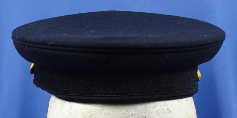 Named WWII Japanese Navy Officer Visor Cap — image 4