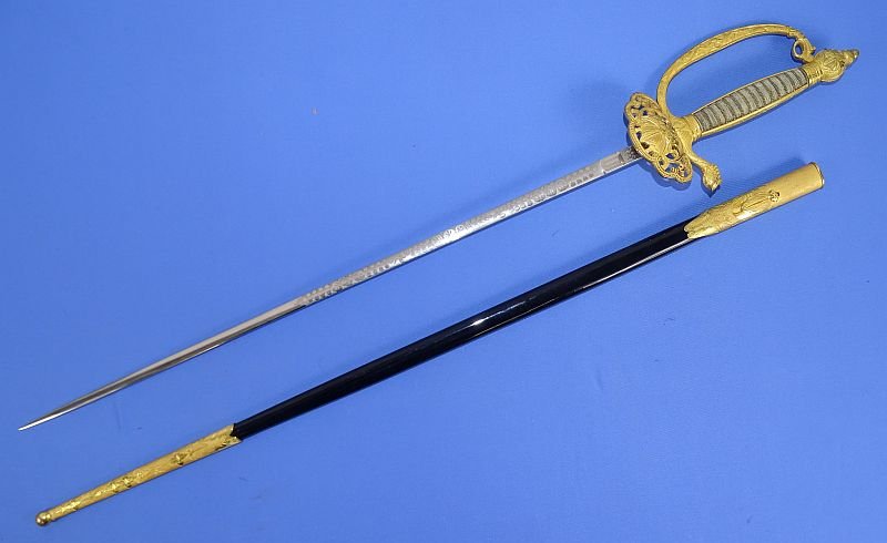 Japanese Meiji Era Type 19 Sonin Level Diplomatic and Civil Official's Dress Sword — image 2