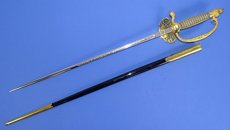 Japanese Meiji Era Type 19 Sonin Level Diplomatic and Civil Official's Dress Sword — image 3