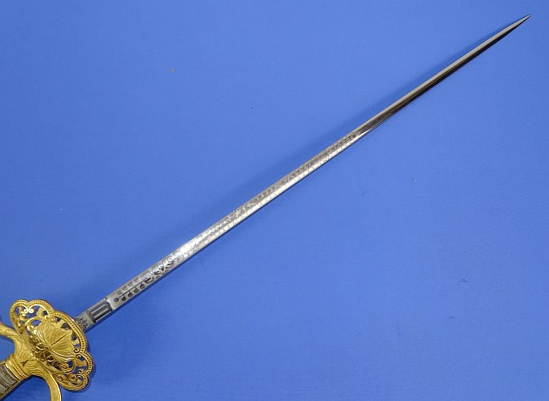 Japanese Meiji Era Type 19 Sonin Level Diplomatic and Civil Official's Dress Sword — image 4