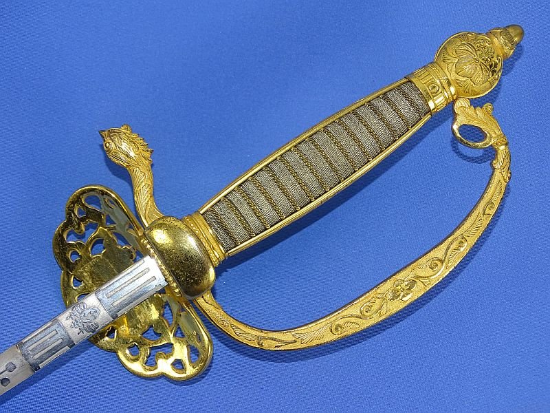 Japanese Meiji Era Type 19 Sonin Level Diplomatic and Civil Official's Dress Sword — image 8