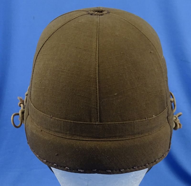 1943 Dated Japanese Army Summer Tanker Helmet — image 3