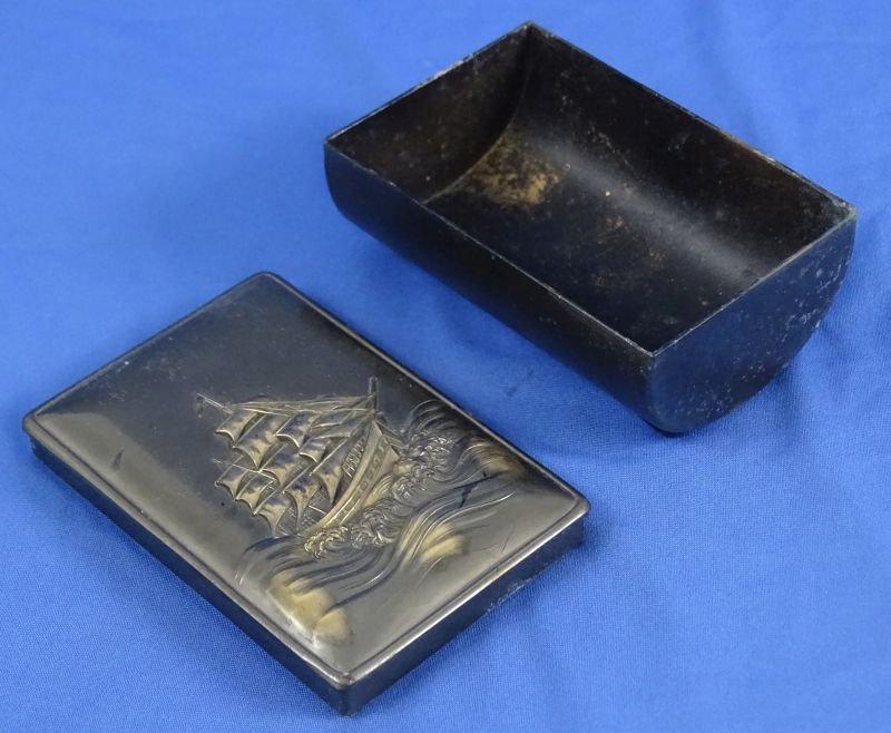WWII Japanese Navy Officer's Desk Set '6th Destroyer Fleet' — image 5