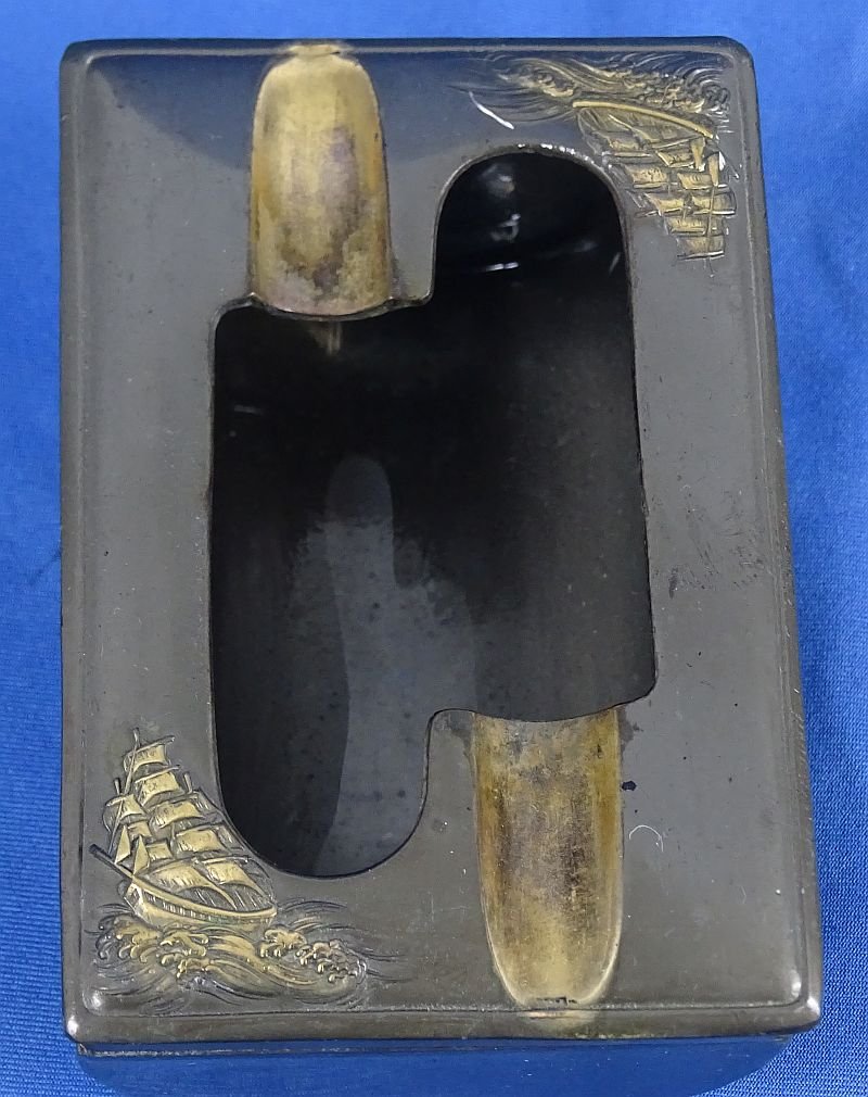 WWII Japanese Navy Officer's Desk Set '6th Destroyer Fleet' — image 6