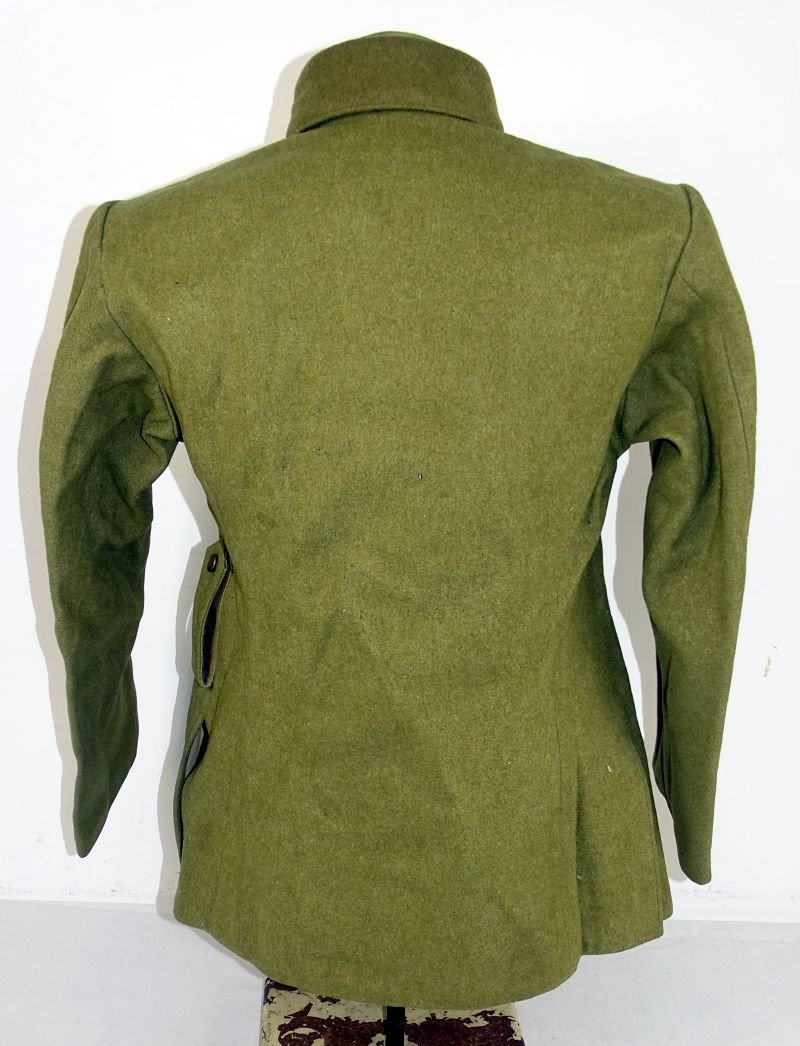 1930 Dated Type 5 Japanese Wool Tunic Upgraded to Type 98 with Unit Insignia and Army Sergeant Major Tabs — image 5