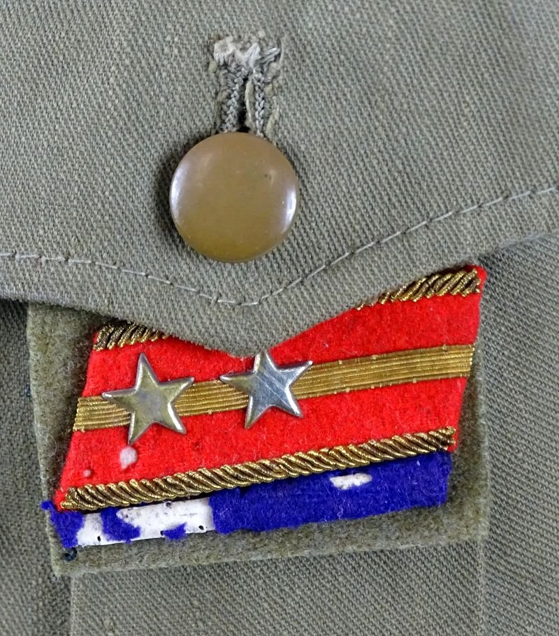 1941 Dated Japanese Army Veterinary First Lieutenant 1st Model Tropical Tunic — image 2