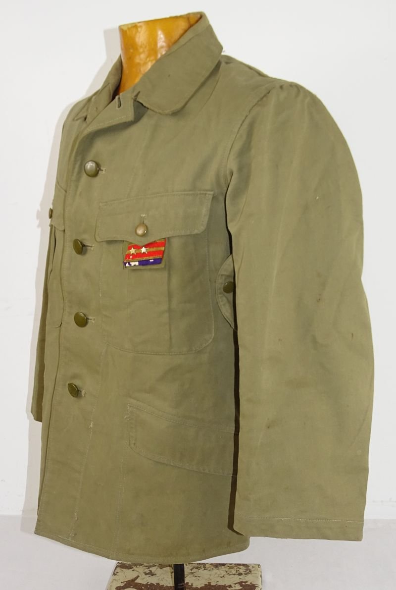 1941 Dated Japanese Army Veterinary First Lieutenant 1st Model Tropical Tunic — image 3